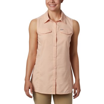 Columbia Ženske Košulje - Silver Ridge Lite Sleeveless Roze | NRGP-04985